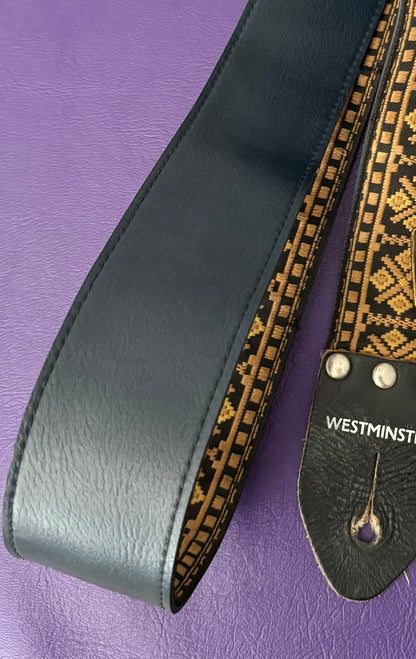 Vintage 1960s "Westminster" Guitar Strap Woodstock Ace 1969 Hendrix Clapton Dylan